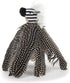 Petlinks HappyNip Zippy Zebra Feather Cat Toy, Contains Silvervine & Catnip, Black/White, One Size