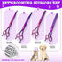 7" 6 1 Set Dream Reach Dog Grooming Scissors - Professional in Pet Scissors Sharp and Durable Shears Thinning, Chunker