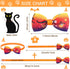 32 Pieces Halloween Dog Bow Ties Adjustable Cat Bow Ties Neckties Pumpkin Ghost Pet Bowtie Collar Accessories for Halloween Fall Thanksgiving Decoration