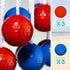 Set 6 Pack Ladderball Replacement Bolas - in Red and Blue