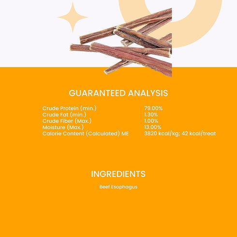 I and love and you Good Golly Gullet Stix - Beef - Rawhide Alternative, Single Ingredient, Free Range Grass Fed Beef,
