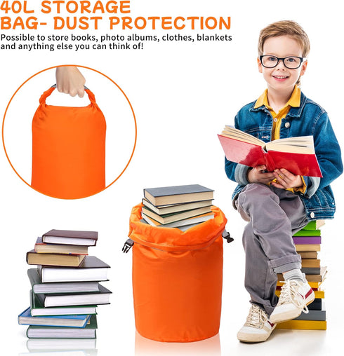 R2Depot Waterproof Dry Bag - 5L/10L/20L/40L/70L Dry Storage Bag for Kayaking, Gym, Hiking