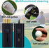 PAGOW 4 Pack Retractable Golf Club Cleaner Brush, Portable Double-Sided Groove Cleaner in Multicolor