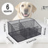 6-Compartment Blanket,Shampoo,Trimmer,Clipper,Brush Universal Pet Grooming Supplies Organizer, Dog Storage Organizer