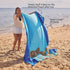 WEKAPO Beach Blanket Sandproof Waterproof, Extra Large Beach Mat, Oversized & Compact Sand Free, Quick Drying Beach