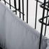 HOMBYS Dog Crate Bumper with Ties - Soft Crate Accessory for Safe & Comfortable Dog Kennel Cover
