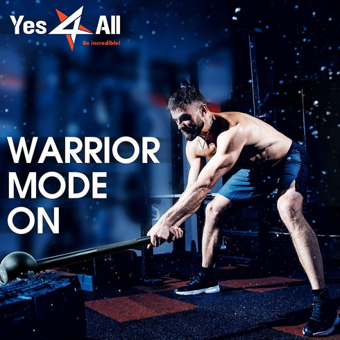 Yes4All Steel Mace Bell for Strength Training - 5 to 30lb for Full Body, Muscles, Rehabilitation, Stretching