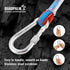Grappling Hook with 10m Rope - Multifunctional QUADPALM Grapple Hook with 4 Stainless Steel Folding Claws
