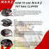 Dog Nail Clippers, Professional Nail Trimmers for Dogs and Cats with Safety Lock to Prevent Over Cutting