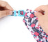 Mile High Life Cute Bandana Collar, Soft Poly Cotton Fabric for Small Dogs, Flower & Fruit Pattern (Peony, Bandana-S)