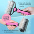 MalsiPree Pet Grooming Brush, 2 in 1 Deshedding Tool & Dematting Rake for Dogs/Cats, Reduces Shedding by 95%