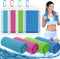 Leuceiy 4 Pack Cooling Towels (40"x12"), Cooling Towels for Neck and Face,