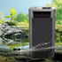 Upgraded Turtle Tank Filter, Adjustable Internal Aquarium Filters, Quiet Reptile Waterfall Filter for Shrimp Frog