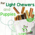 2-4" (8oz) Nature Gnaws Bully Stick Bites for Small Dogs - Long Lasting for Light Chewers and Puppies - Natural Beef