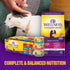 2.64 oz, Pack 12 Wellness Complete Health Purrfect Duos Cuts in Gravy Adult Wet Cat Food, Natural, Protein Rich, Grain