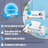 POOPH Pet Wipes for Puppy & Dog Grooming, 100 Count Pack - On-the-Go Odor Control for Paws, Butt, Ear, Face, and Fur