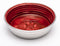 Loving Pets - Le BOL Dog Food Water Bowl Enamel Ceramic Bowl No Tip Stainless Steel Pet Bowl No Skid Spill Proof (Small, Bordeaux)