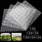 4 Aquarium Lid Hood Fish Tank Top Cover, Plastic Grid Panel Egg Crate Grate