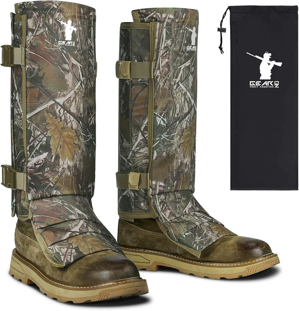 Snake Gaiters - Waterproof Lower Legs Snake Guards - Anti-Snake Gaiters for Men/Women, Adjustable Size