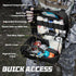 Jueachy Molle Large Tactical Pouch, Expandable Admin Bag for Medical Tool Accessories