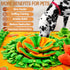 Snuffle Mat for Large Dogs, 40'' x 27.5'' Portable Slow Feeding Mat for Indoor/Outdoor Training