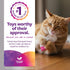 (2 Count 2 Count SmartyKat Tea Teazers Catnip Cat Toys - Pink/Orange