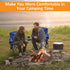 325lb Folding Camping Chair, Foldable Lawn Chair Breathable Mesh with Water-Proof Coating, Includes Cup Holder, Storage