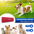 EasyGroomer Deshedding Brush for Dogs Cats - Red Undercoat Tool for Large and Small Pets, Perfect Clean for Grooming