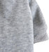 Puppy Sweater for Small Dogs, Warm Winter Clothes for Cats, Pet Sweatshirt Knitwear, Grey, Medium