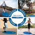 52'' 36'' 5mm Jump Rope Mat Outdoor Indoor, Oval x Non-slip Fitness Exercise Mat, Shock Absorption Extra Thick Design