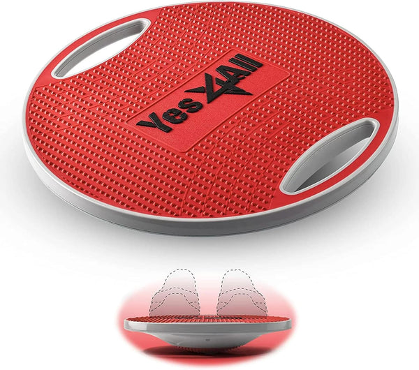 Yes4All Upgraded Wobble Balance Board, 16.34" Non-slip Stability Board for Home Gym