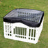 Dog Playpen Mesh Top Cover - 36" Inch Pet Playpen Cover, Ideal for Indoor/Outdoor Use (Pure Black)