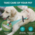 DOGI Deshedding Brush Comb - Undercoat Rake for Dogs & Cats, Double Row Stainless Steel Pins, Reduce Shedding