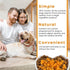Olewo Original Carrots for Dogs - 1 lb Fiber Dog Food Topper for Digestive Health & Skin Support