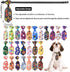 100pcs Halloween Dog Bow Ties Bulk Adjustable Neckties for Small Medium Dogs, 25 Set Pumpkin Patterns for Party Holiday