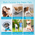 M-100ct) Pet Soft Dog Diaper Liners - Disposable Dog Diaper Booster Pads for Male & Female Dogs fit Most Dog Wraps