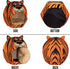 Maccabi Art Tiger Theme Dog Bed, Cute Igloo Style Pet Bed, Fits Small Dogs, Puppies, Cats, Non-Slip Design, 16 x 16 x 18