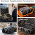FUNANASUN 192 Round Ammo Storage Box, Waterproof 9mm Ammo Case, Locking Storage Case for Range Day and Outdoor Adventure