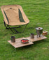 Backpacking iClimb Mini Solo Folding Table Ultralight Compact for Camping Hiking Beach Picnic (Nature - S)