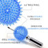 6PACK Squeaky Dog Toys, Spiky Dog Balls for Dental Health, Squeaker Ball Toys for Aggressive Chewers (S 6PACK)