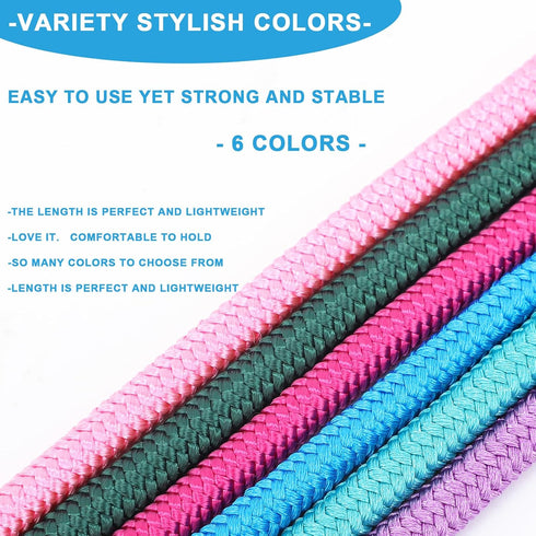 Slip Leads for Dogs, Comfortable 6 FT Heavy Duty Loop Leash, No Pull Training Leash in 6 Classic Colors - Blue