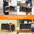 Portable Soft-Shell Dog Carry Bag for Puppy - Foldable Travel Cage for 0-15 lbs Pomeranian & Yorkie