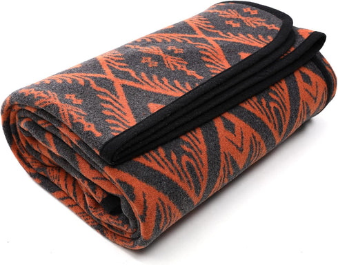 PuTian Merino Wool Blanket - 4 lbs Warm, Thick, Washable, Large 87" x 63" Throw for Camping, Couch, Travel