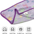 1 Pack 3 Puppy Blankets Fluffy Premium Fleece Cute Bone Print Warm Sleep Mat for Small Dogs & Cats, Small (23"x15")
