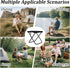 275lbs, (1 Camping Stool Portable Pocket Handbag Stool, Collapsible Chair Folding Stool for Adults Holds Small Camp