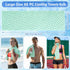 60 Pack 40"x12" (GR-60) QBrand Cooling Towels, Ice Breathable Chilly Sweat Rag Microfiber Workout Rags for Gym Towels