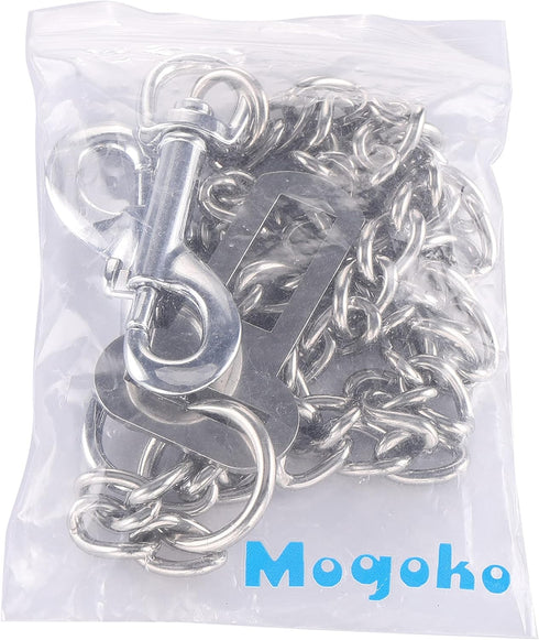 Attachment-33 Inch Mogoko Stainless Steel No chew Dog Car Seat Belt, Pet Vehicle Safety Restraint Cable, Heavy Duty Big