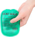 Heat Wave 3x5 Reusable Click Instant Heat Hand Warmer, Small Green, 4 Pack