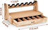 6 Hantoptik Wood Handgun Pistol Rack with U-shaped Slots Stand Display Holder for Gun Safe, Gun Rack Storage Organizer