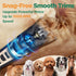 7000rpm 55db 3.0 Trimmer Gimars Professional Low Noise Cordless Rechargeable Dog Clippers, Motor Powerful Dog Long Hair